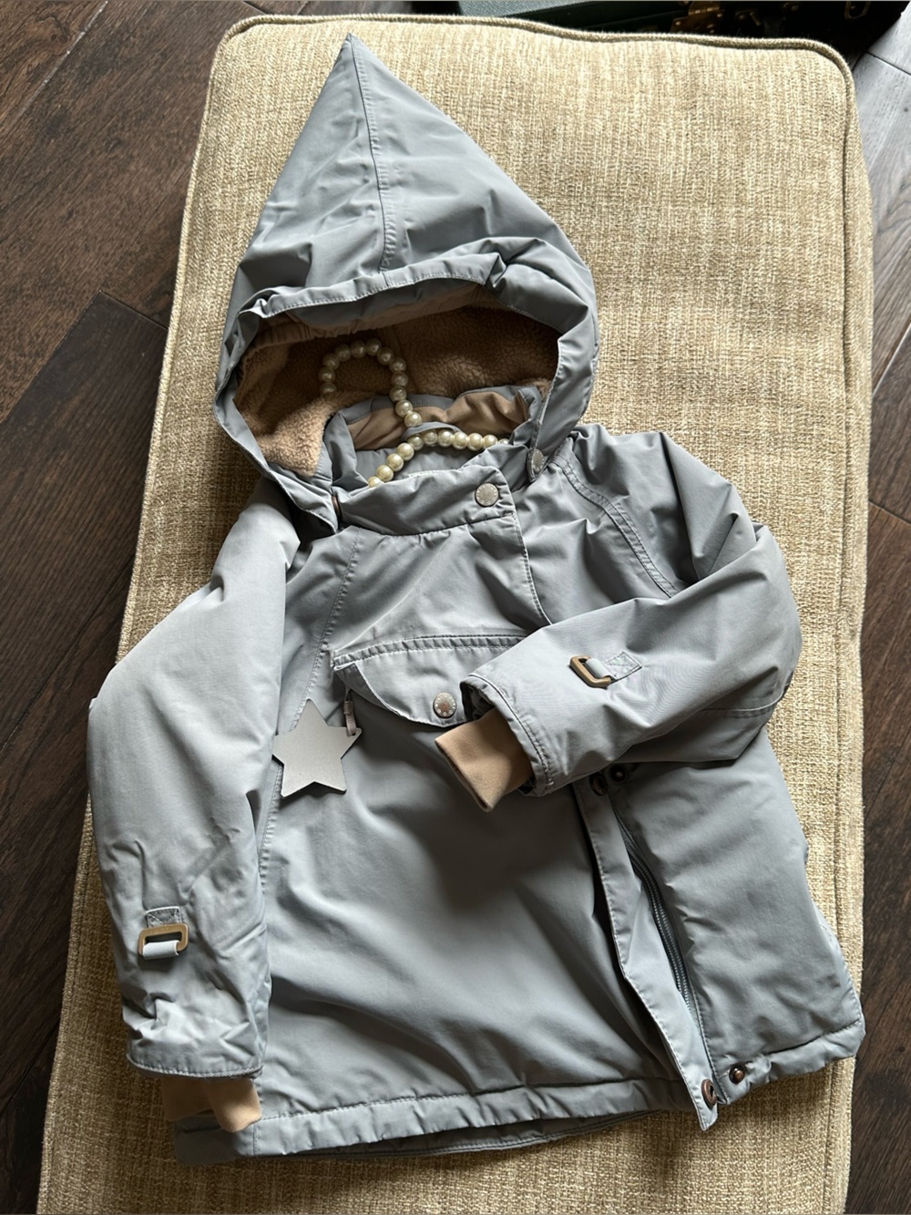 Mini A Ture Miniature Blue Winter Jacket 3T
